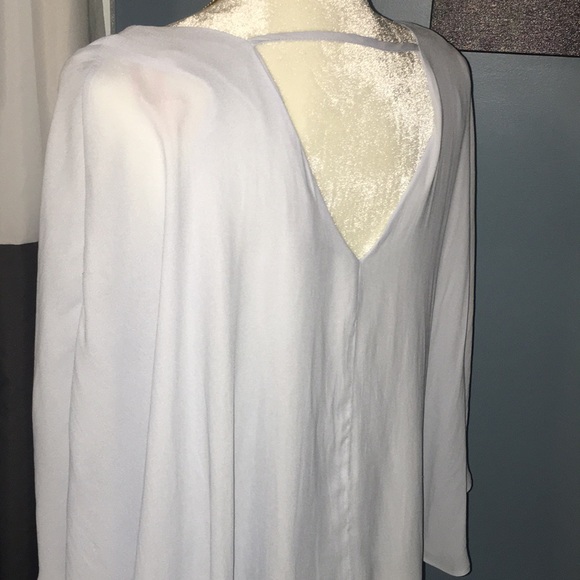 Forever 21 | Baby Blue Flutter Sleeve Top - Picture 3 of 5